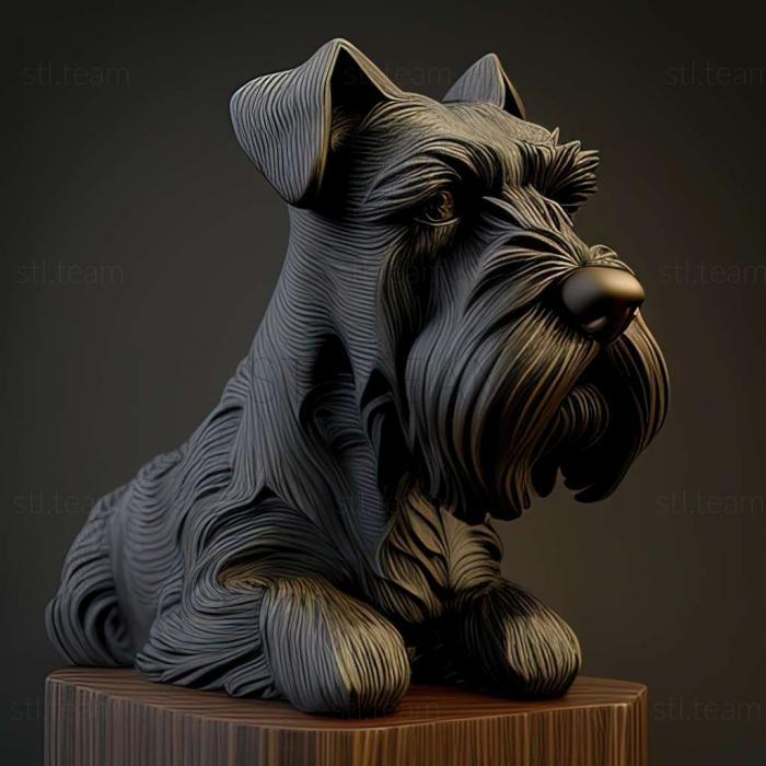 Zwergschnauzer dog